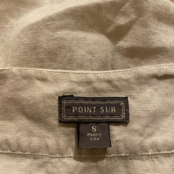 Point Sur J.Crew Embroidered Flutter Sleeve Blouse Sz S EUC - Picture 6 of 6